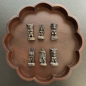 Hawaiian Tiki Figures ~ Set of 6